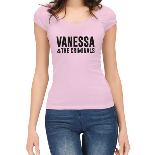 Camiseta Vanessa & The Criminals Rosa Chica